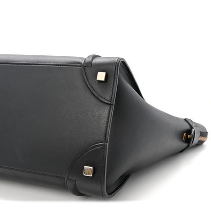 Smooth Calfskin Mini Luggage Black