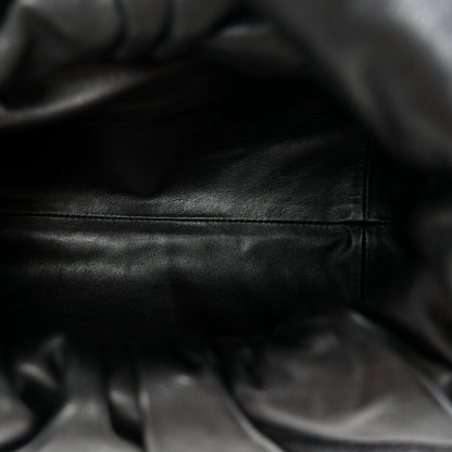 Smooth Butter Calfskin Small The Shoulder Pouch Black