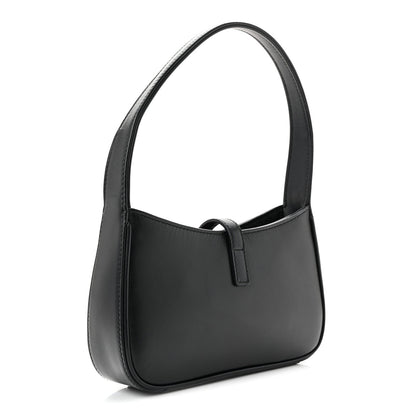 Smooth Calfskin Le 5 A 7 Mini Hobo Black