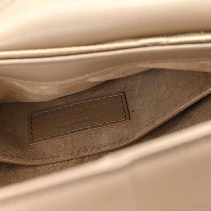 Satin Quilted Le 57 Diamond Shoulder Bag Mouse