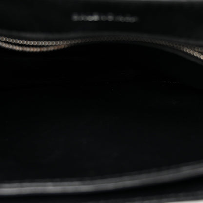 Nappa Allover License BB Monogram Embossed Medium Triplet Bag Silver