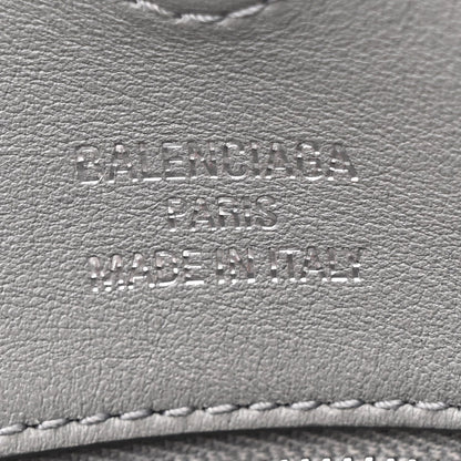 Smooth Calfskin Small Hampton Carry All Bag Grey