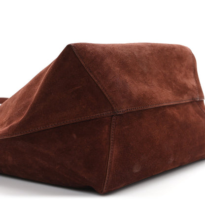 Suede Everyday Cabas Tote Chocolate