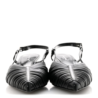 Calfskin Allure D'Orsay Slingback Pump 37.5 Black