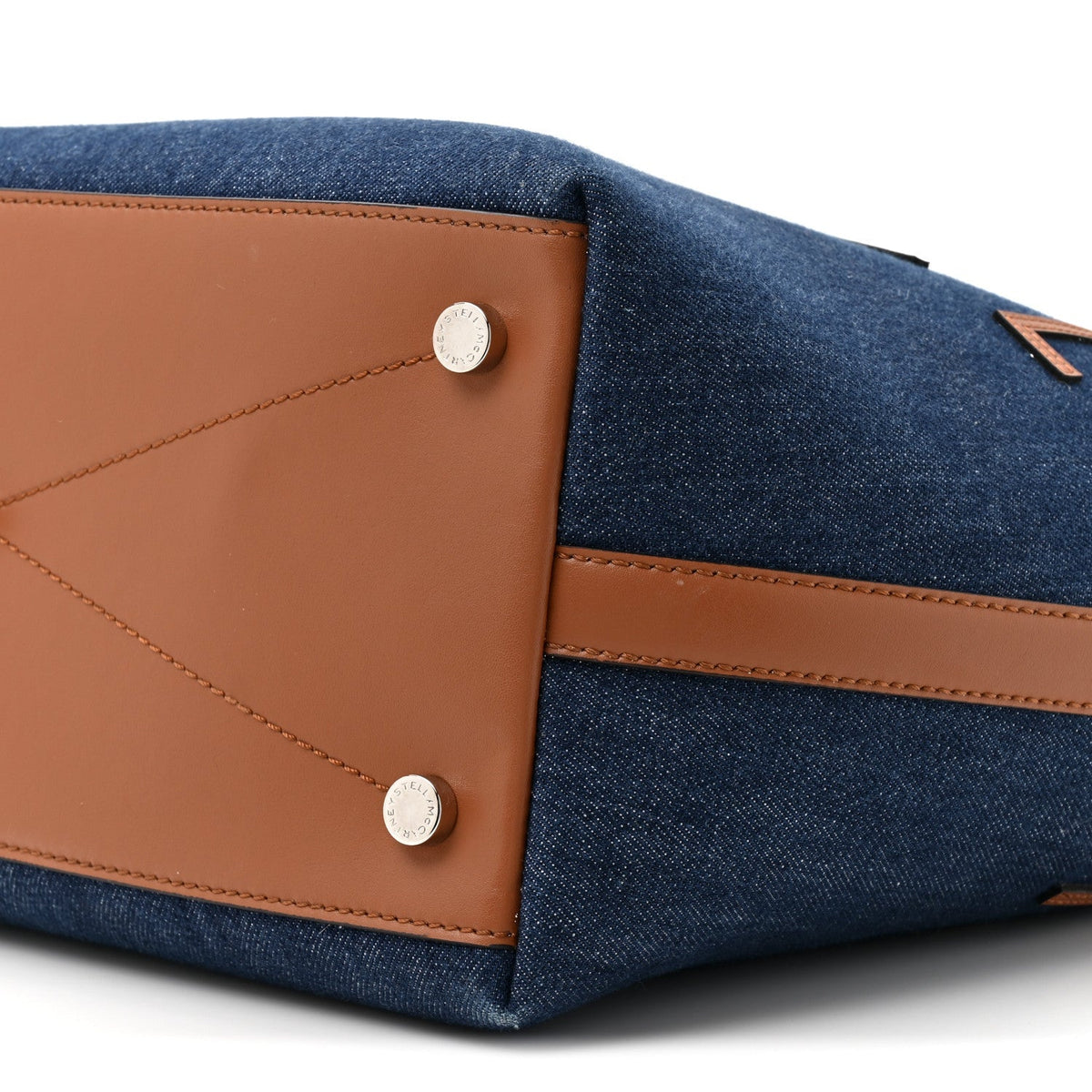 Denim Logo Tote Blue
