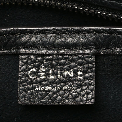 Pebbled Calfskin Nano Luggage Black