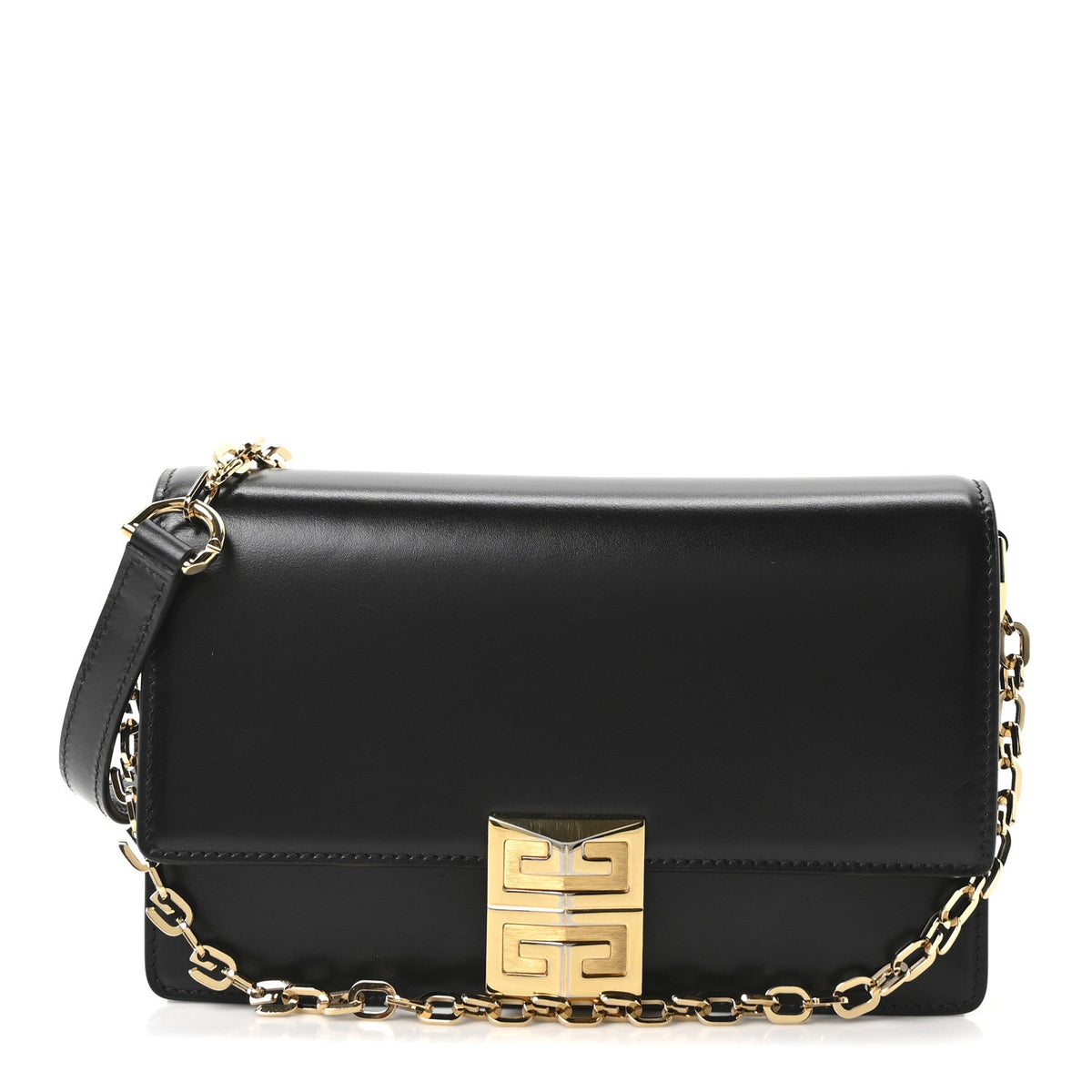 Calfskin Small 4G Chain Shoulder Bag Black