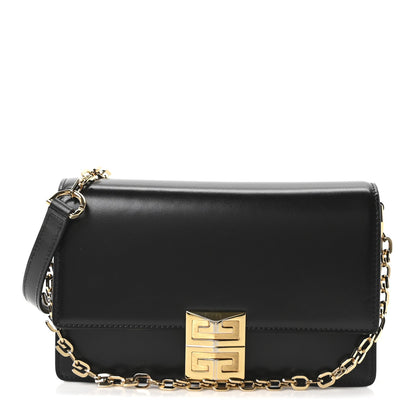 Calfskin Small 4G Chain Shoulder Bag Black