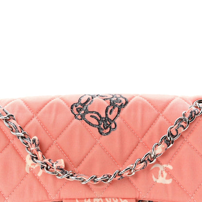 Cotton Quilted Small Bandana Single Flap Pink