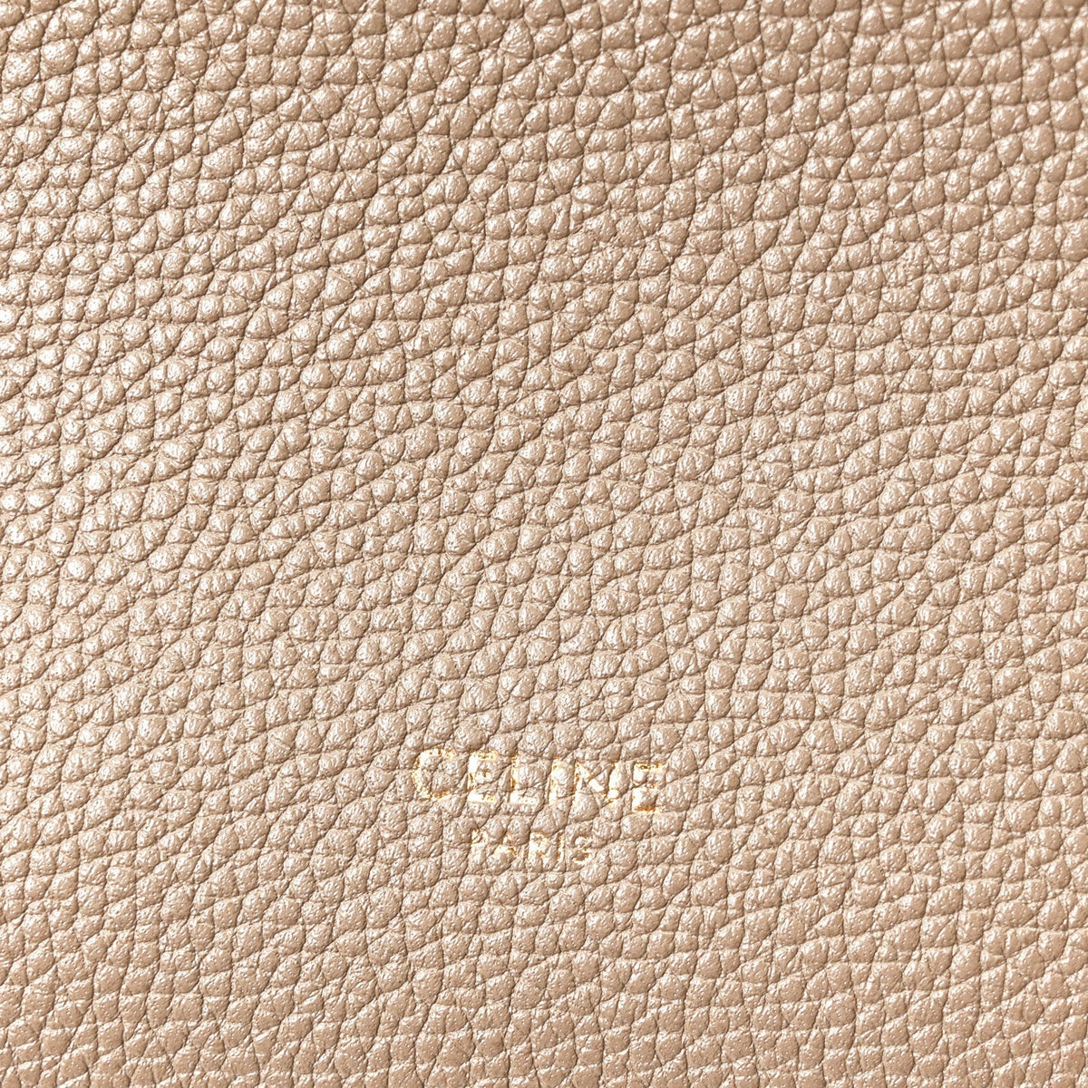 Soft Grained Calfskin Small Sangle Bucket Bag Taupe