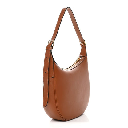 Supple Calfskin Small Triomphe Heloise Shoulder Bag Tan