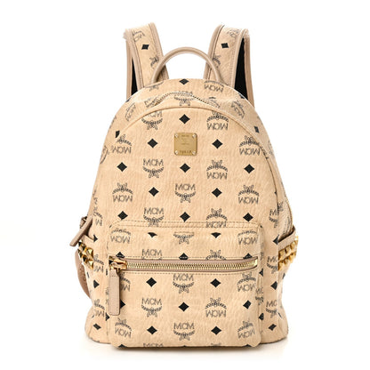 Visetos Small Side Stud Stark Backpack Beige