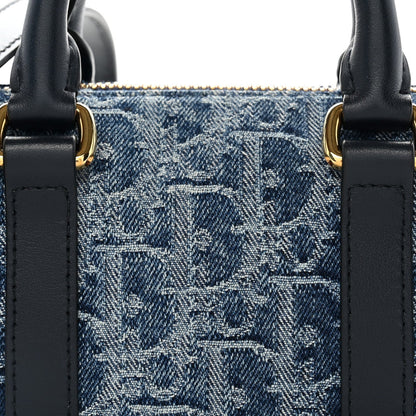 Denim Oblique Nano Groove 17 Bag Blue