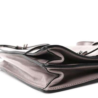 Glossy Calfskin Medium Sound Shoulder Bag Peltro