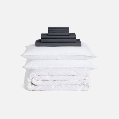 Classic Percale Bedding Move-In Bundle