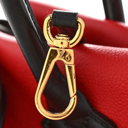 Monogram Cuir Orfevre Tote W PM Cherry