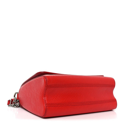Epi Twist Shoulder Bag MM Coquelicot
