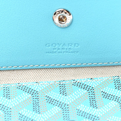 Goyardine Saint Louis GM Balise Beach Towel Set Turquoise