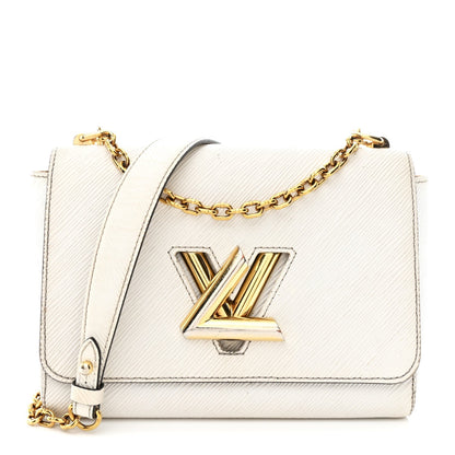 Epi Twist Shoulder Bag MM White
