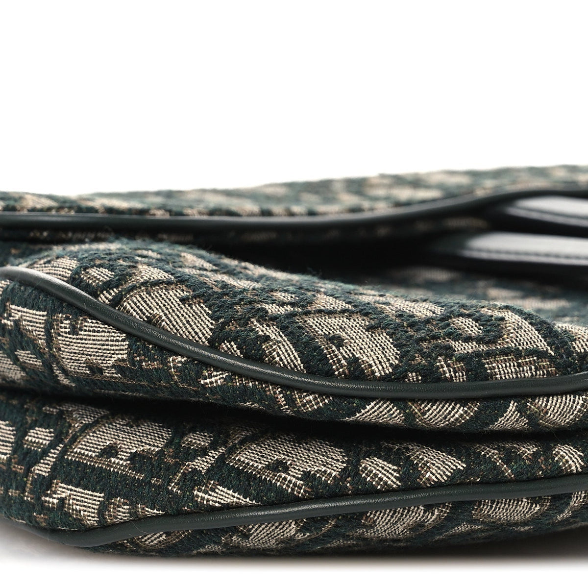 Oblique Saddle Bag Green