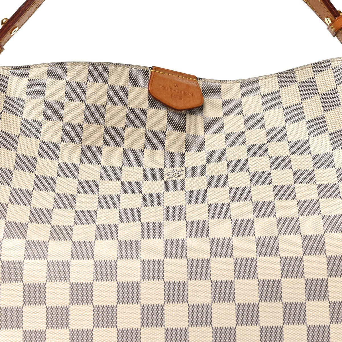 Damier Azur Graceful MM Rose Ballerine