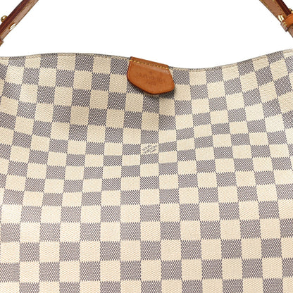Damier Azur Graceful MM Rose Ballerine
