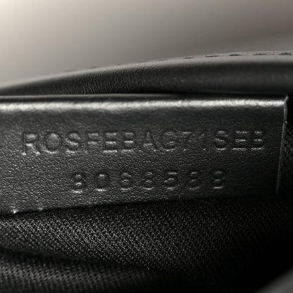 Coated Canvas Calfskin Check Muswell Bag Charcoal