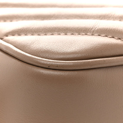 Calfskin Matelasse Monogram Lou Camera Bag Dark Beige