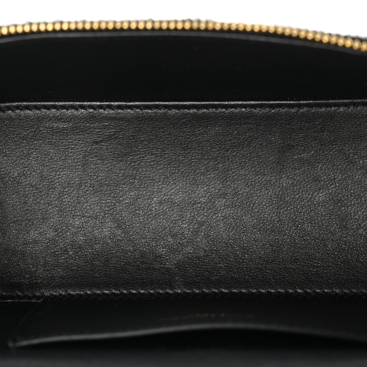 Pony Hair Mini Gaby Vanity Case Black