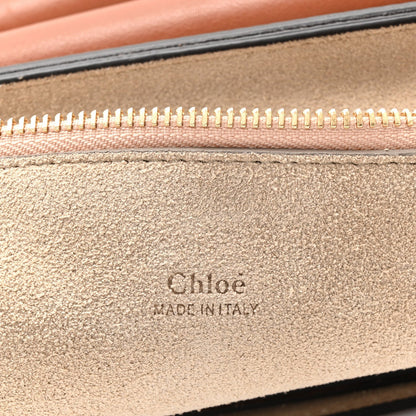 Suede Calfskin Medium Faye Shoulder Bag Tobacco