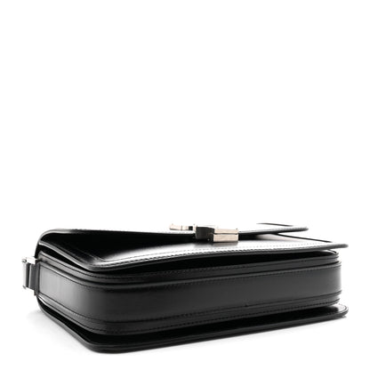 Box Calfskin Monogram Medium Solferino Satchel Black