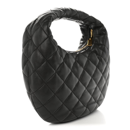 Lambskin Quilted Icarino Bag Urban Grey