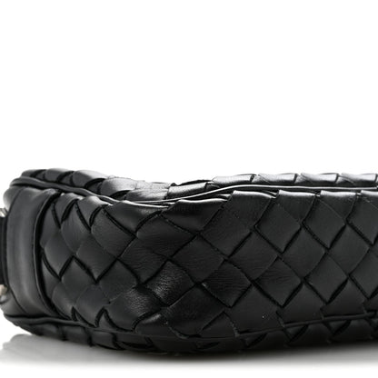 Nappa Intrecciato Small Classic Camera Bag Black