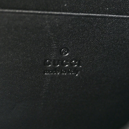 Calfskin Matelasse GG Marmont Chain Wallet Black