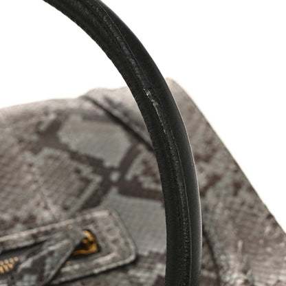 Snakeskin Mini Luggage Multicolor
