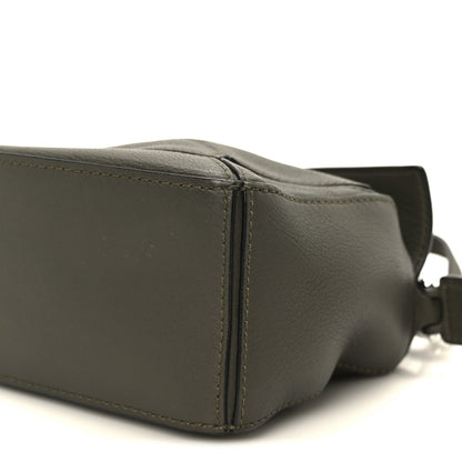Calfskin Mini Puzzle Bag Khaki Green