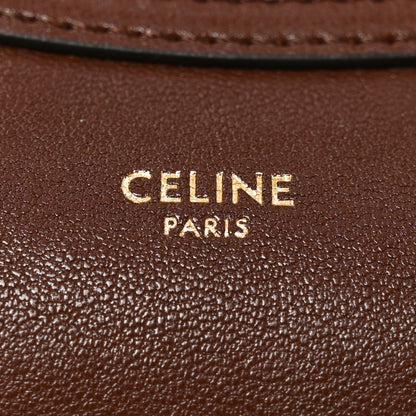 Supple Shiny Lambskin Medium Smiling New Luggage Brick