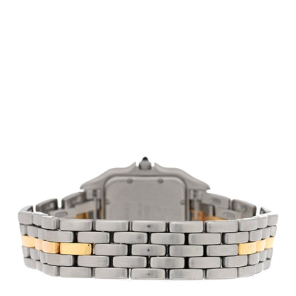 Stainless Steel 18K Yellow Gold 27mm Panthere Quartz Watch