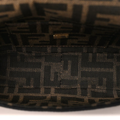 Fabric Jacquard FF 1974 Mini Baguette Tobacco Moro Black