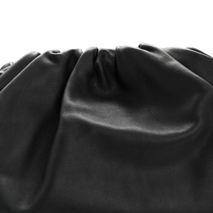 Smooth Butter Calf The Pouch Oversized Clutch Black