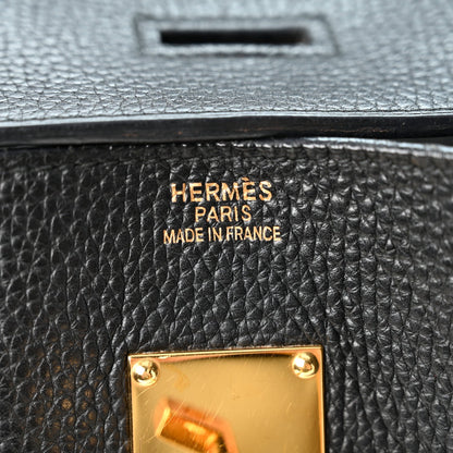 Taurillon Clemence JPG Birkin 42 Black