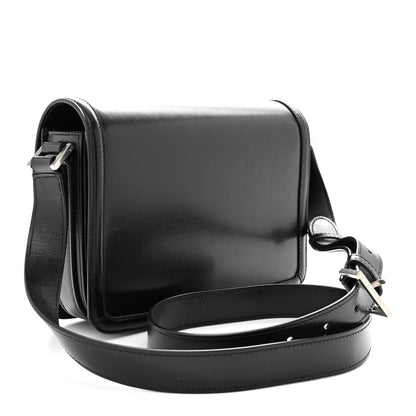 Box Calfskin Monogram Medium Solferino Satchel Black
