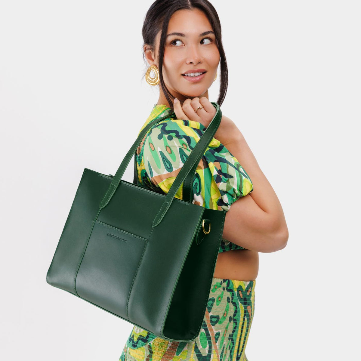 Large Lola Zipper Crossbody Tote