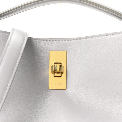 Smooth Calfskin Bucket 16 Bag Light Grey