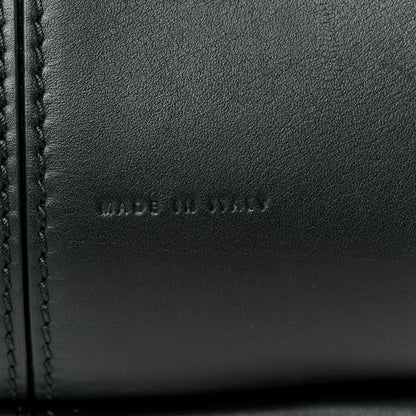 Calfskin Small Falcon Shoulder Bag Black