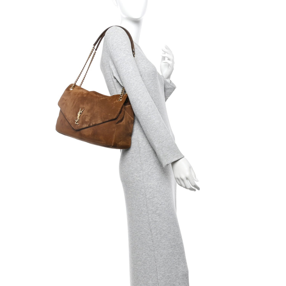 Suede Large Calypso Caramel Cognac