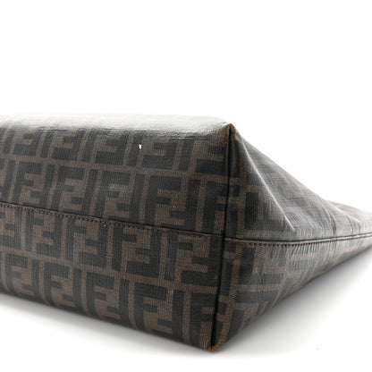 Zucca Spalmati Medium Roll Tote Tobacco Fuxia