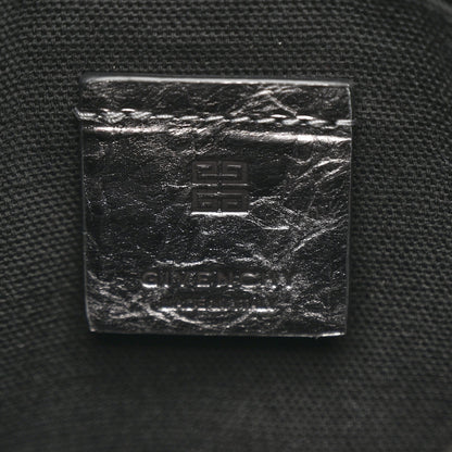 Metallic Calfskin Small Voyou Bag Silver