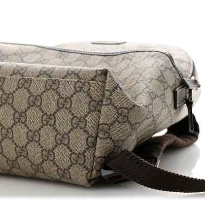 GG Supreme Monogram Margaux Calfskin Childrens Day Backpack Beige Ebony Cocoa Dark Chocolate