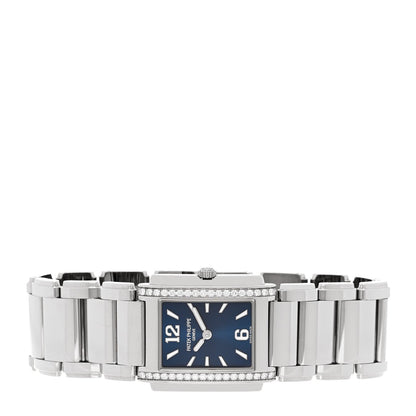 Stainless Steel Diamond 25mm Twenty-4 Quartz Watch Blue 4910/1200A-001